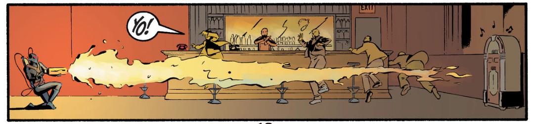 Comic book panel